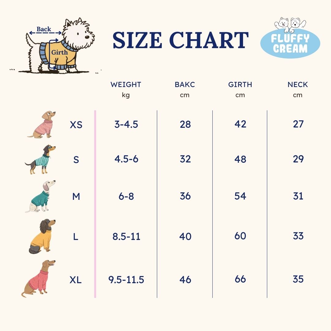 Size Chart (cm)