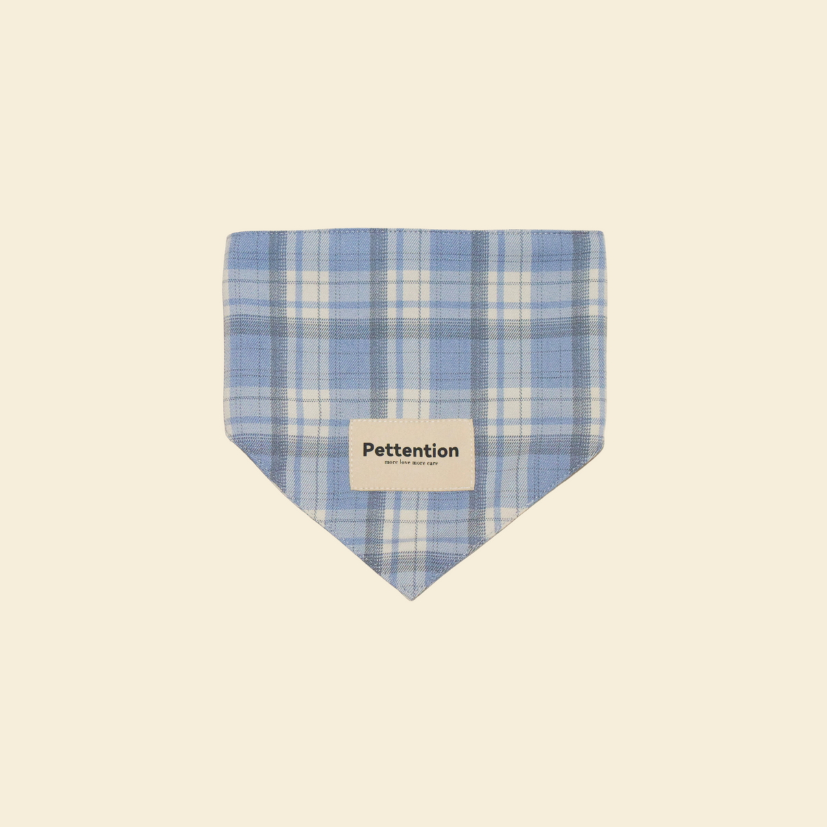 Skyline Tartan Plaid Bandana - FluffyCream