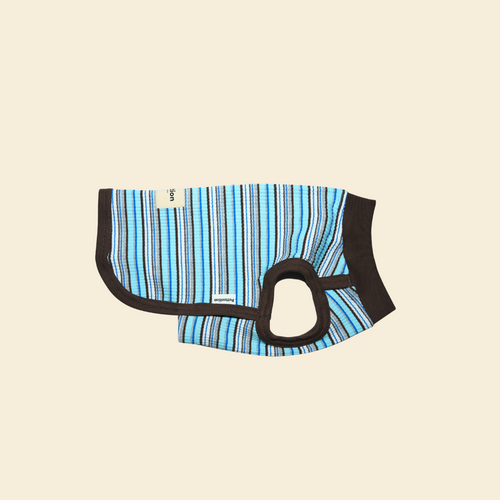 Blue Breeze Sleeveless Shirt - FluffyCream