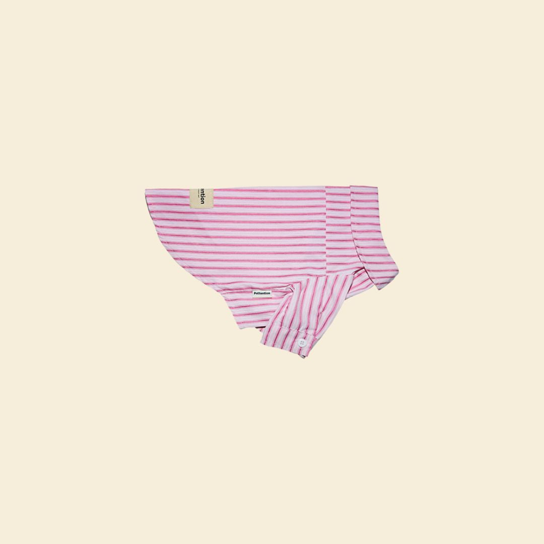 Pink Striped Shirt - FluffyCream