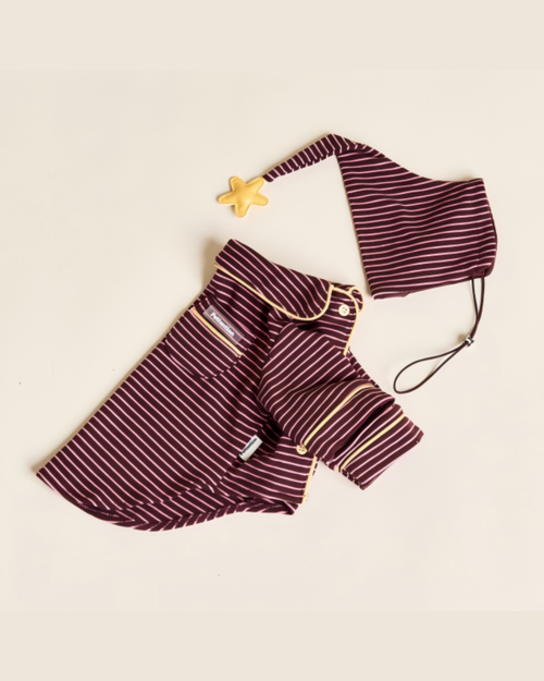 Hit Snooze, Hooman Pajamas — Jam Pink - FluffyCream