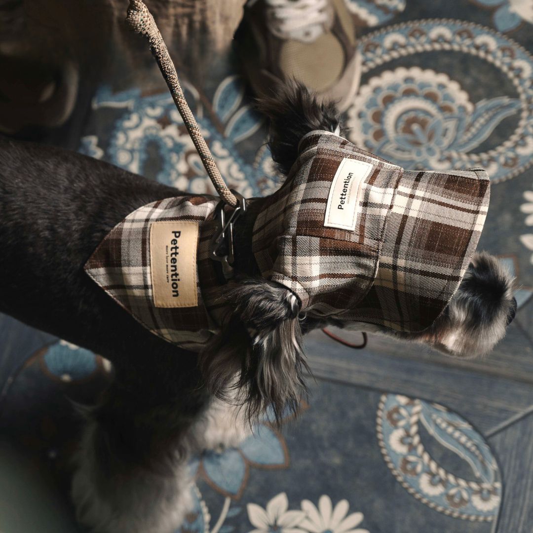Urban Pup Plaid Bandana - FluffyCream
