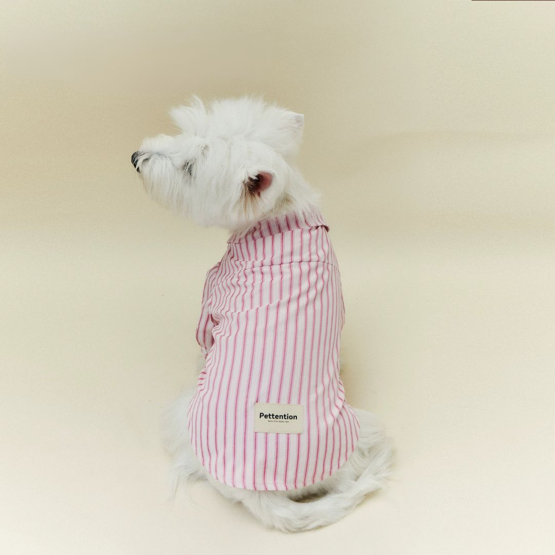Pink Striped Shirt - FluffyCream