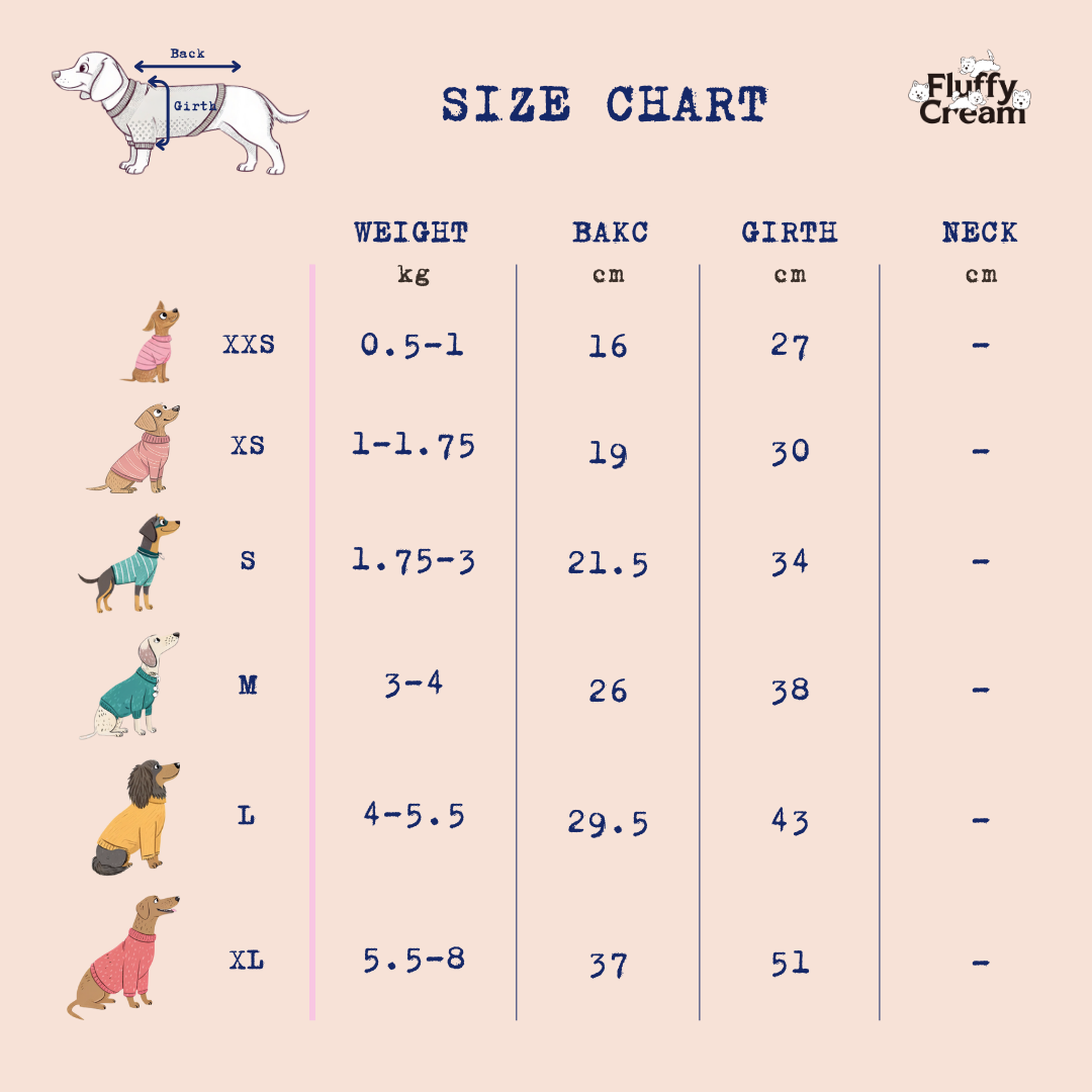 Size Chart (cm)