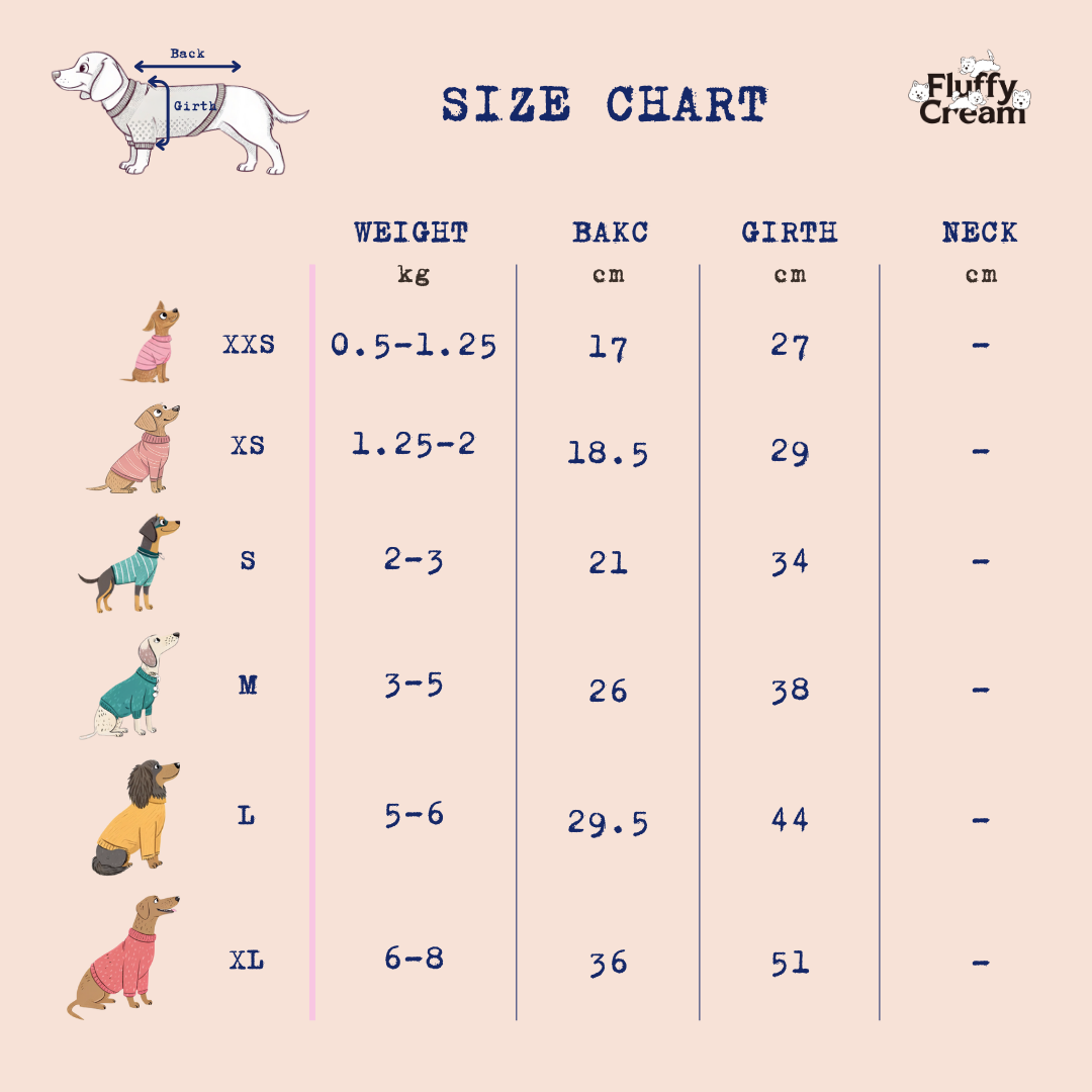 Size Chart (cm)