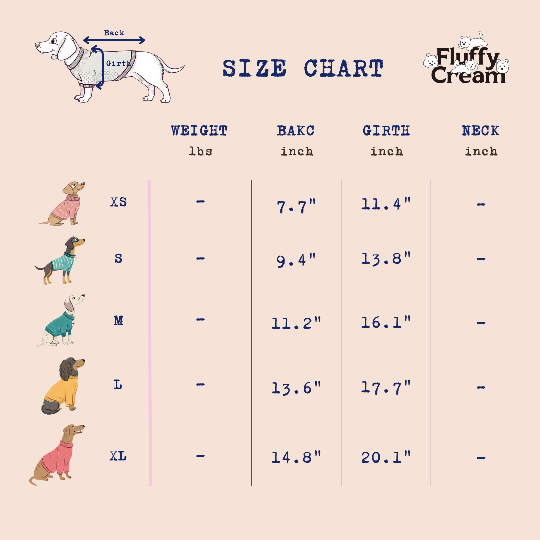 Size Chart (inch)