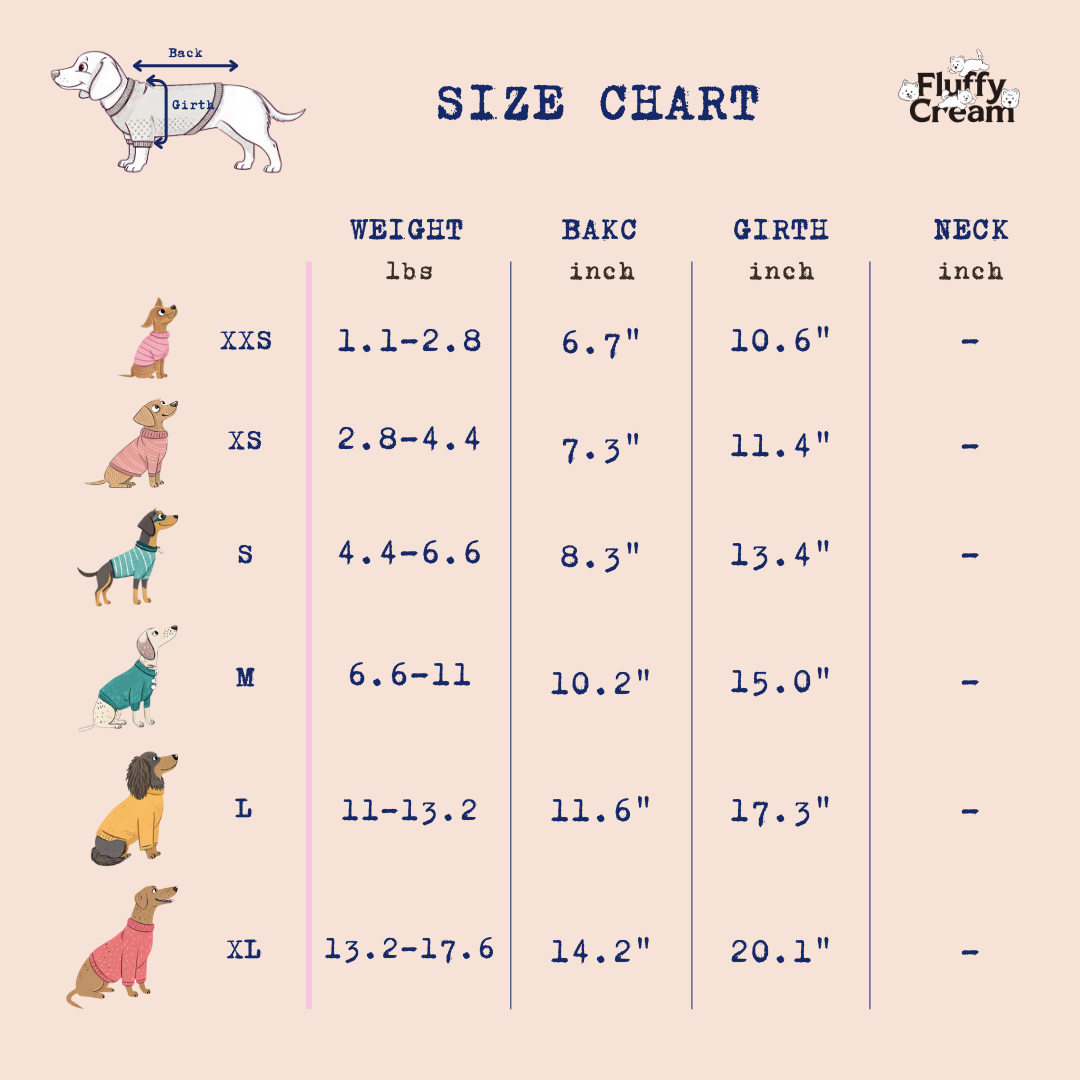 Size Chart (inch)