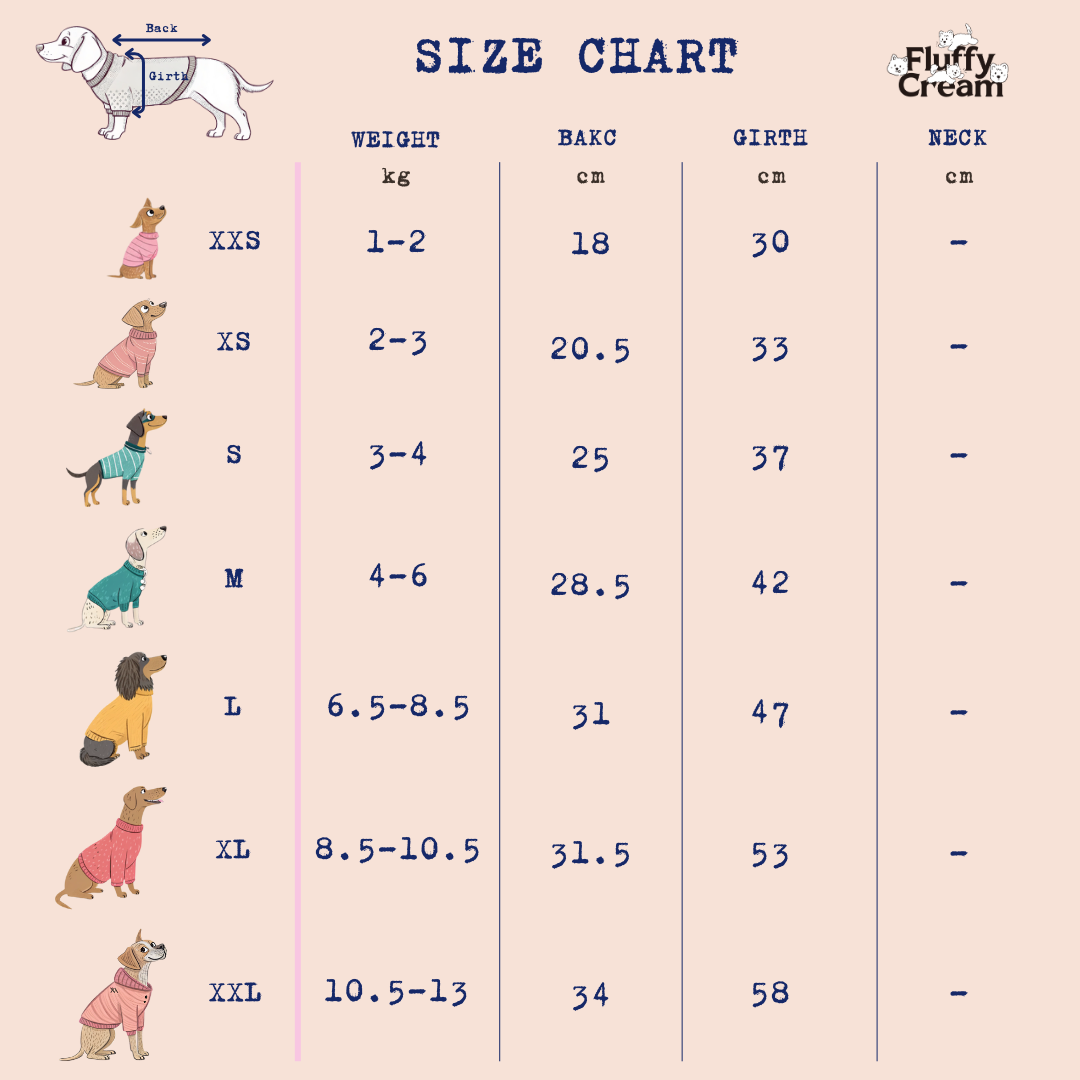 Size Chart (cm)