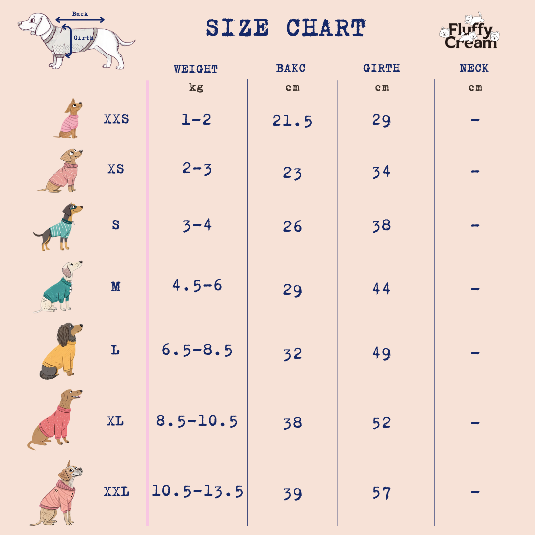 Size Chart (cm)