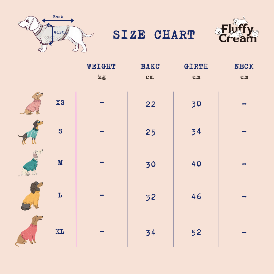 Size Chart (cm)