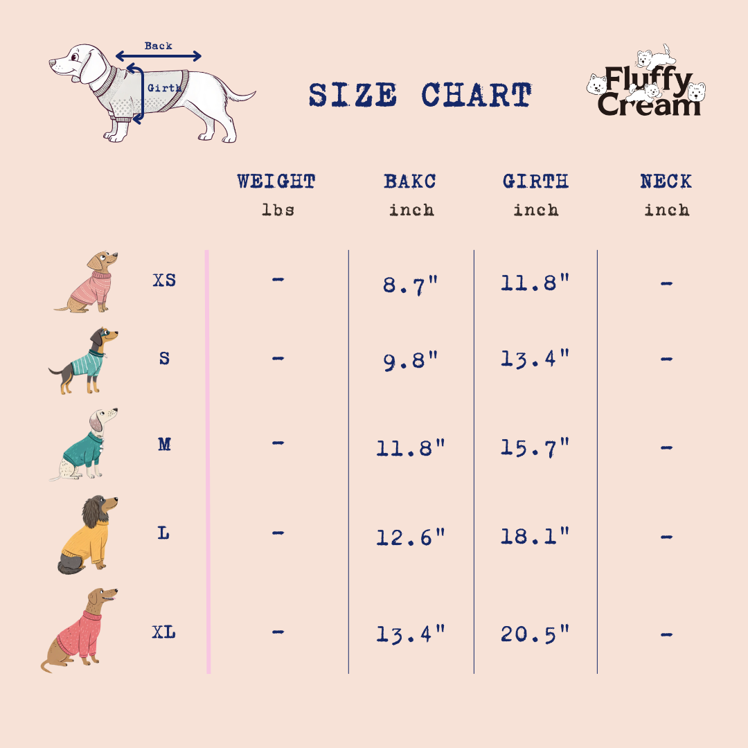 Size Chart (inch)