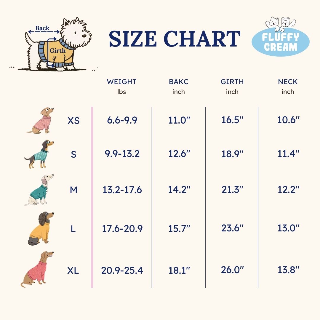 Size Chart (inch)