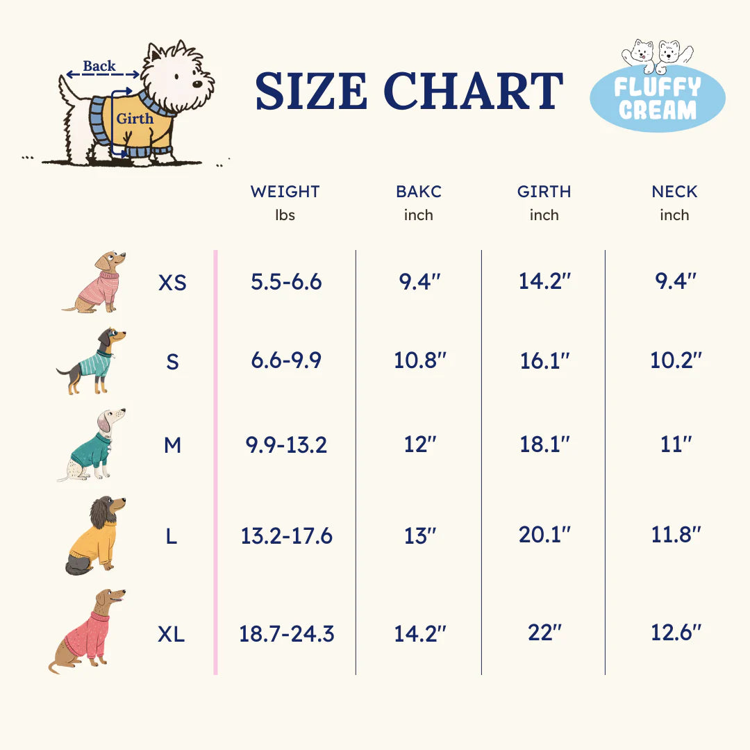 Size Chart (inch)