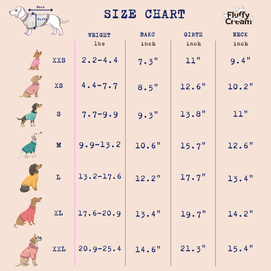 Size Chart (inch)