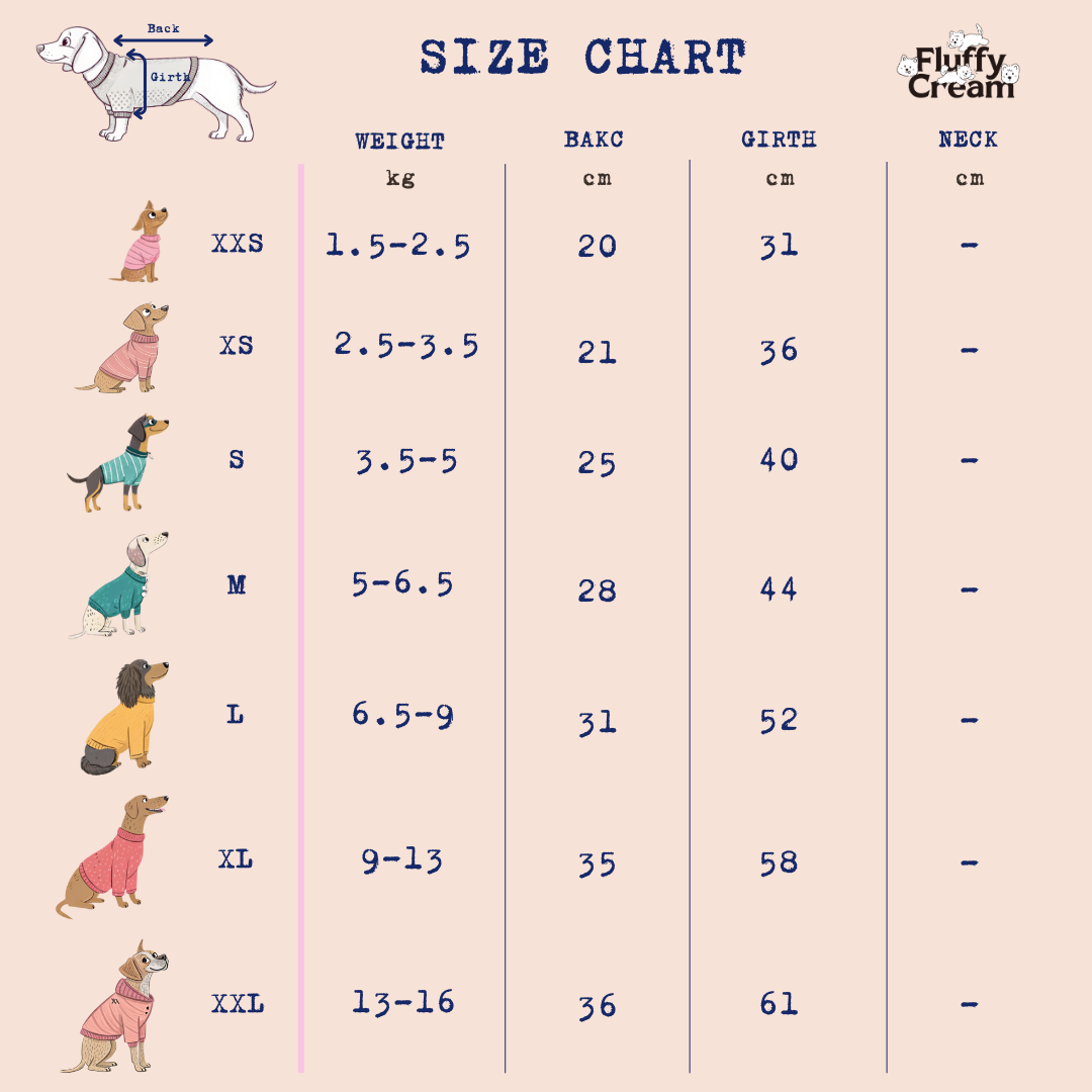 Size Chart (cm)