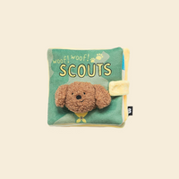 Woof Book Interactive Snuffle Dog Toy - FluffyCream