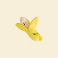 Banana Interactive Dog Toy - FluffyCream