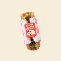 Burrito Interactive Snuffle Dog Toy - FluffyCream