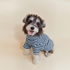 Premium Blue Stripes Pet Hoodie - FluffyCream