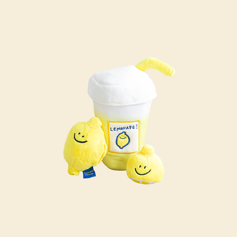 Lemonade Interactive Snuffle Dog Toy - FluffyCream