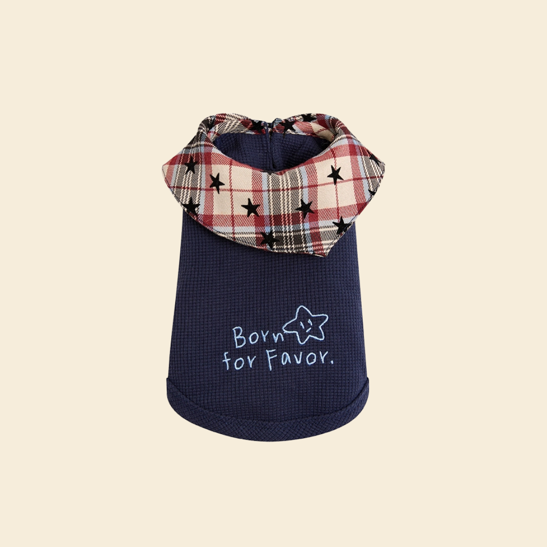 Preppy Plaid Scarf Vest - FluffyCream