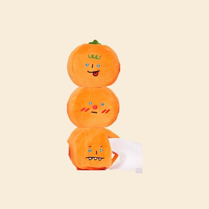 Orange Interactive Dog Toy Set - FluffyCream