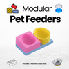 Modular Pet Feeders | Set - FluffyCream
