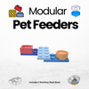 Modular Pet Feeders | Set - FluffyCream