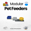 Modular Pet Feeders | Set - FluffyCream
