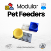 Modular Pet Feeders | Set - FluffyCream