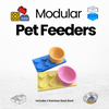 Modular Pet Feeders | Set - FluffyCream