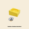 Modular Pet Feeders | Square Bowl - FluffyCream